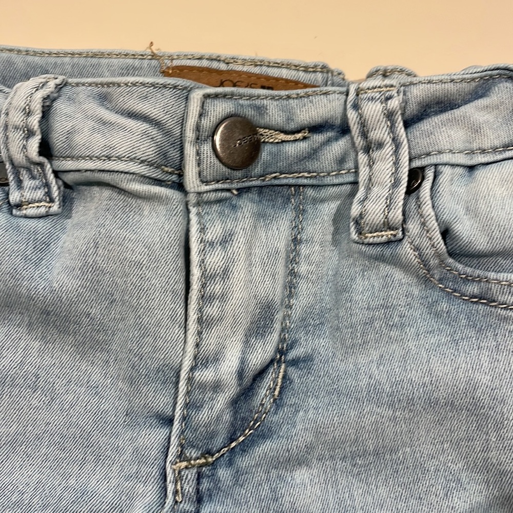 Girl stretch Joe’s jeans with elastic waistband light blue worn once no returns - Picture 2 of 7